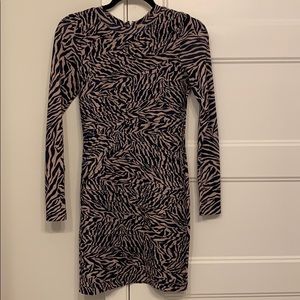 Zebra print dress